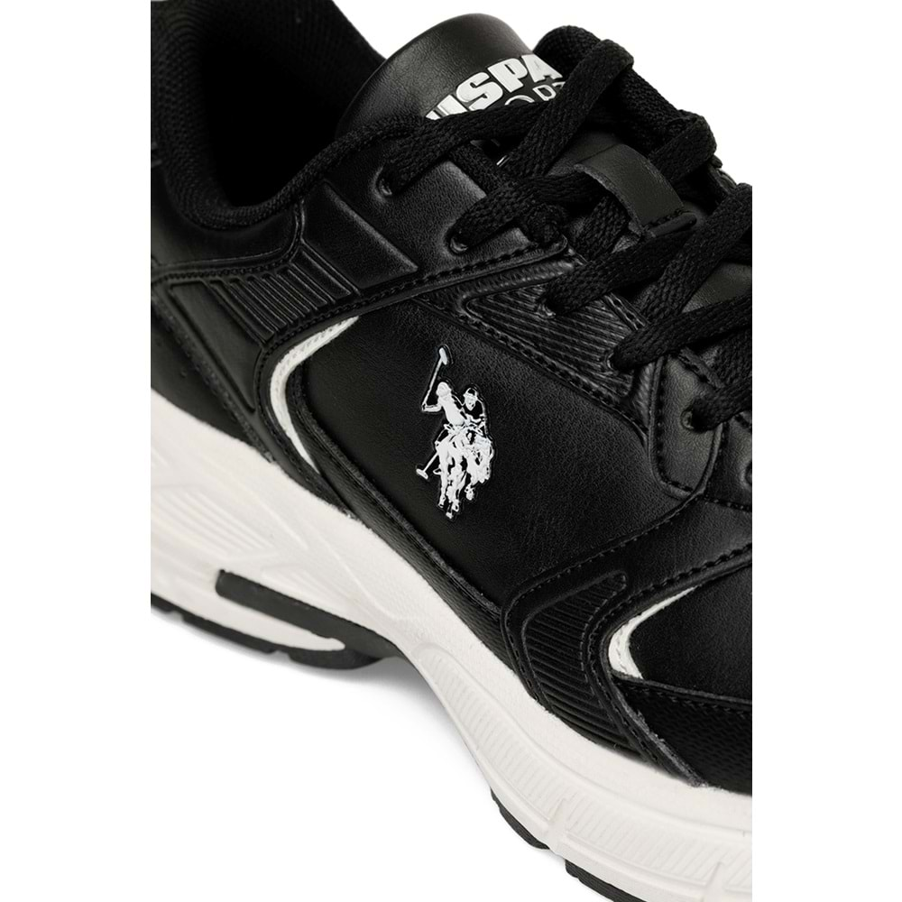 U.S. POLO ASSN. FELIX WMN 4PR KADIN SNEAKER - SİYAH-BEYAZ - 39