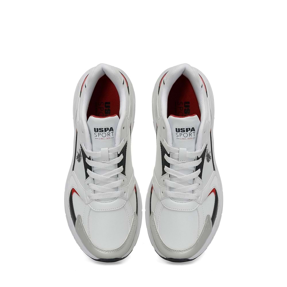 U.S. POLO ASSN. FELIX 4PR ERKEK SNEAKER - BEYAZ - 40