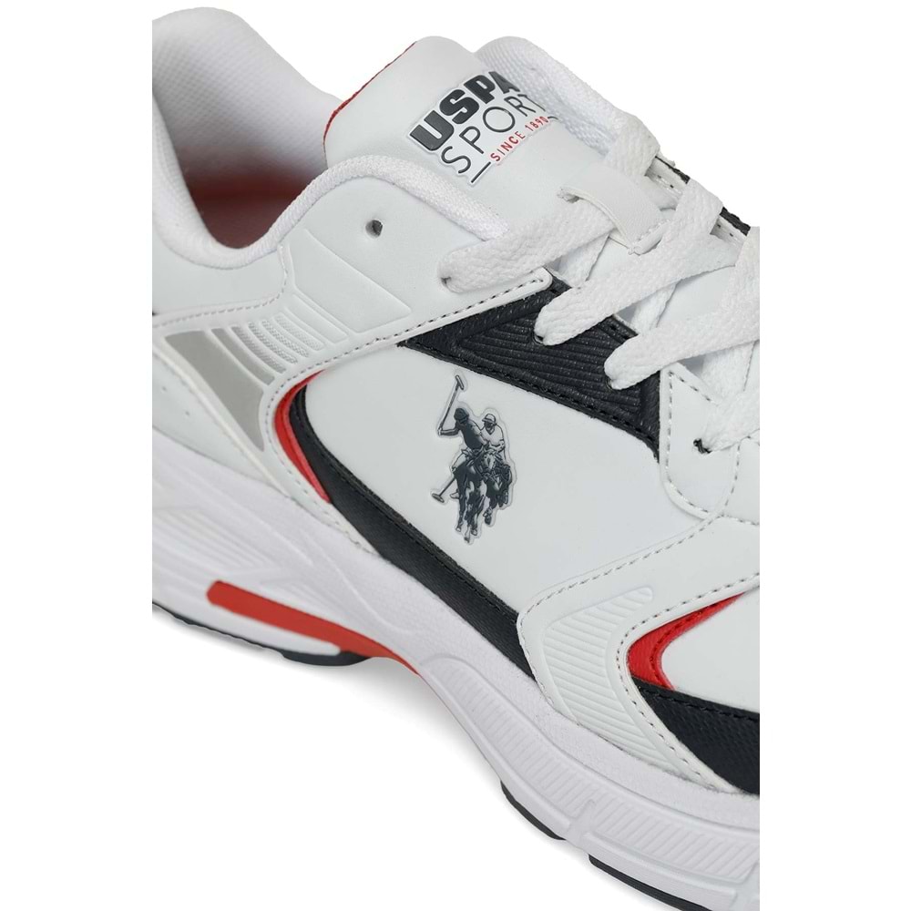 U.S. POLO ASSN. FELIX 4PR ERKEK SNEAKER - BEYAZ - 40