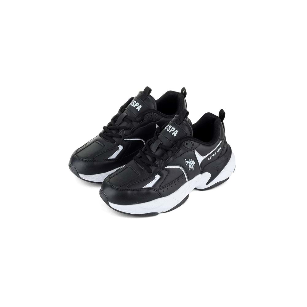 U.S. POLO ASSN. ISABELLA 4PR UNİSEX SNEAKER - SİYAH - 36