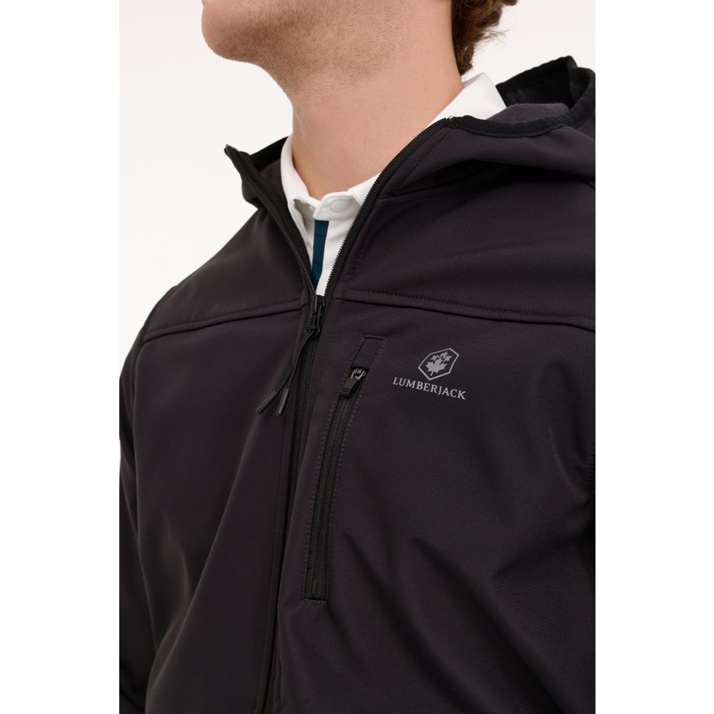 LUMBERJACK BSC SFTSHELL 1GT16 4PR ERKEK CEKET - ANTRASİT - M