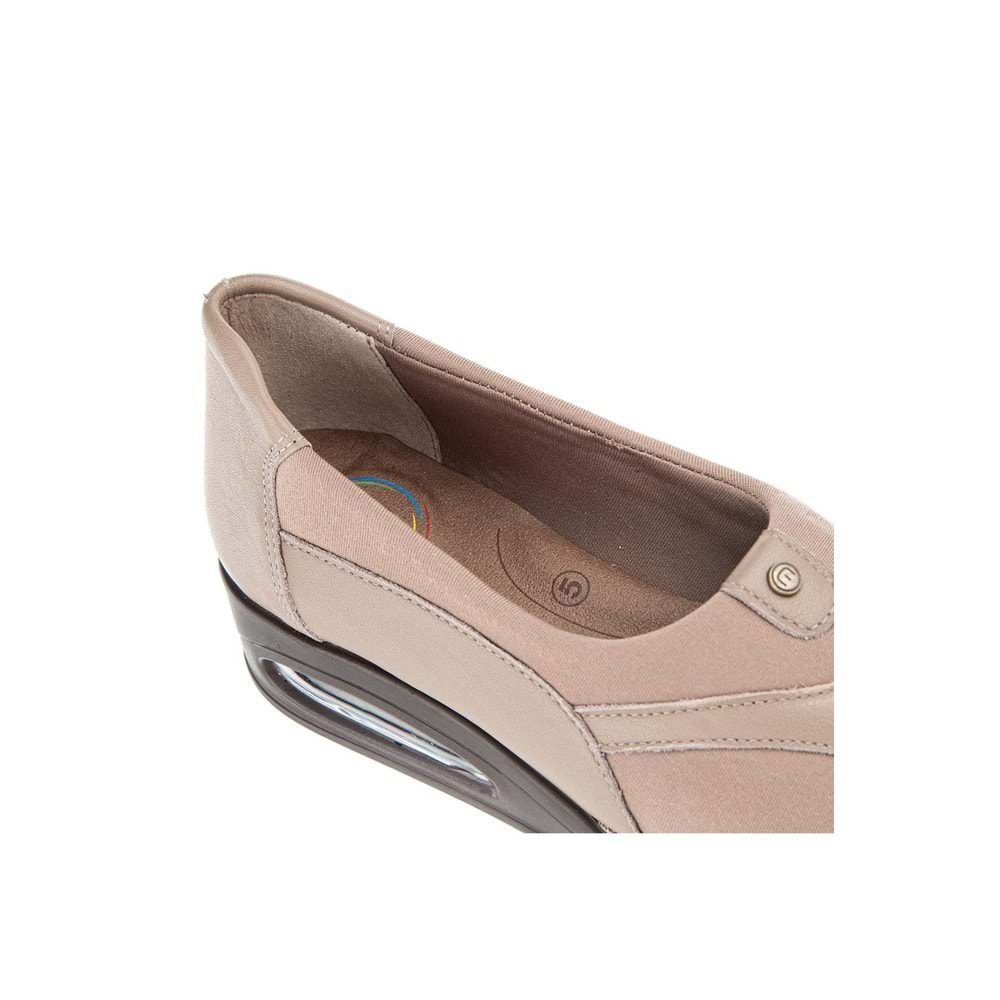 Muya Hoff 6 Nokta Anatomik Air Max Tabanlı Topuk Dikeni Halluks Valgus Kadın Ayakkabı - Vizon - 36