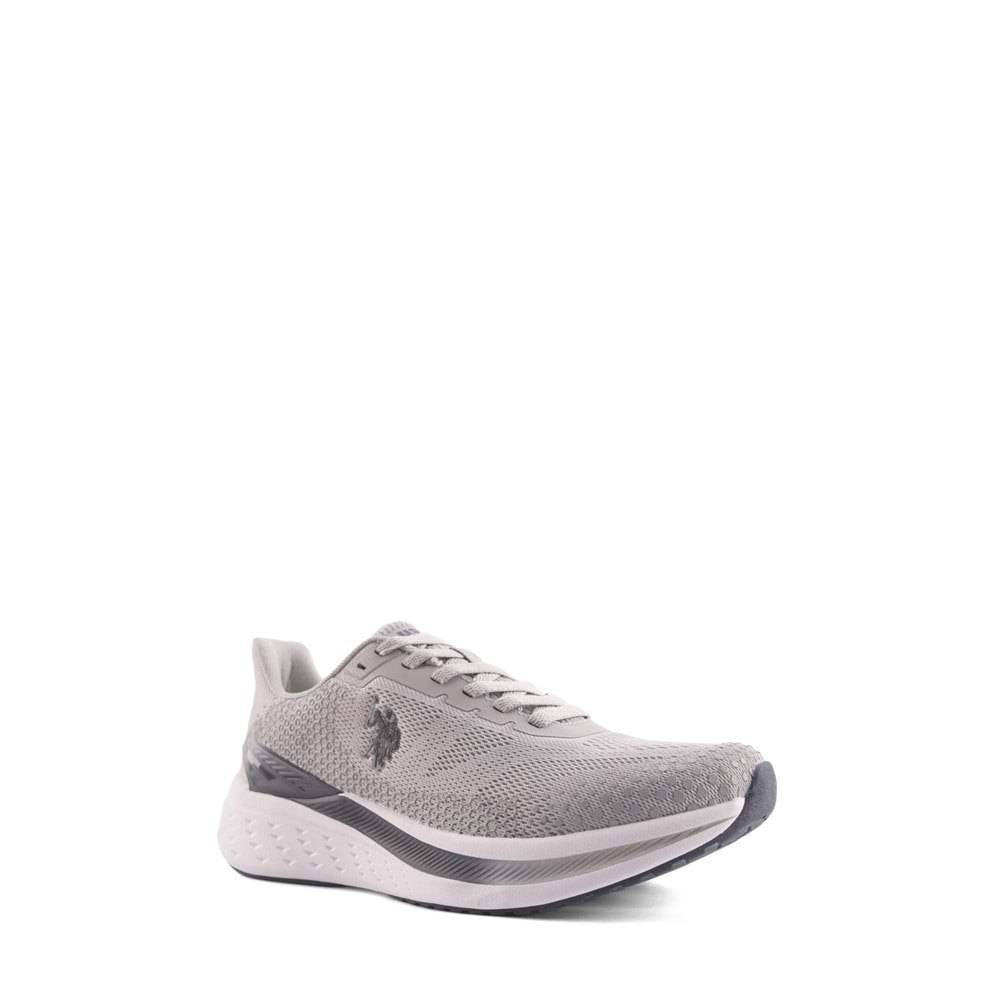 U.S. POLO ASSN. BLAKE 4PR ERKEK KOŞU AYAKKABISI - GRİ-LACİ - 41
