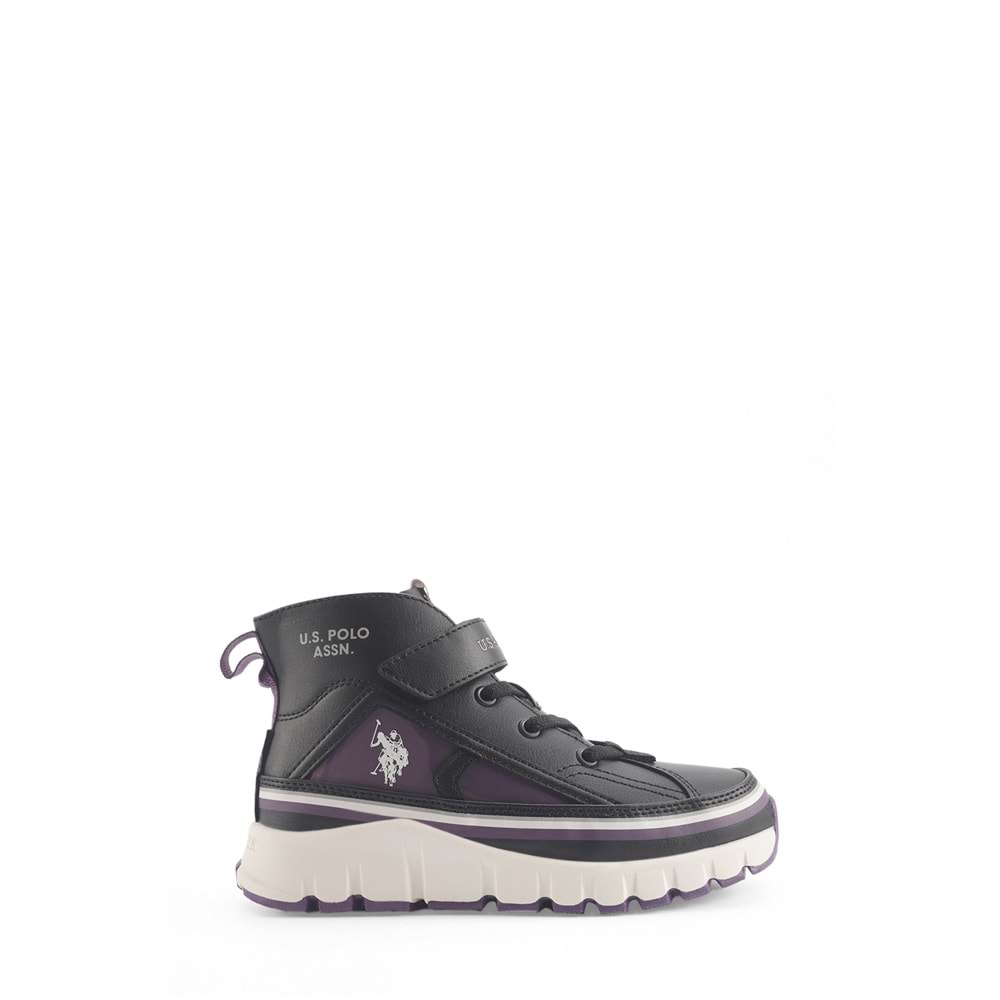 U.S. POLO ASSN. KELTES 4PR KIZ ÇOCUK SNEAKER BOT - SİYAH - 31