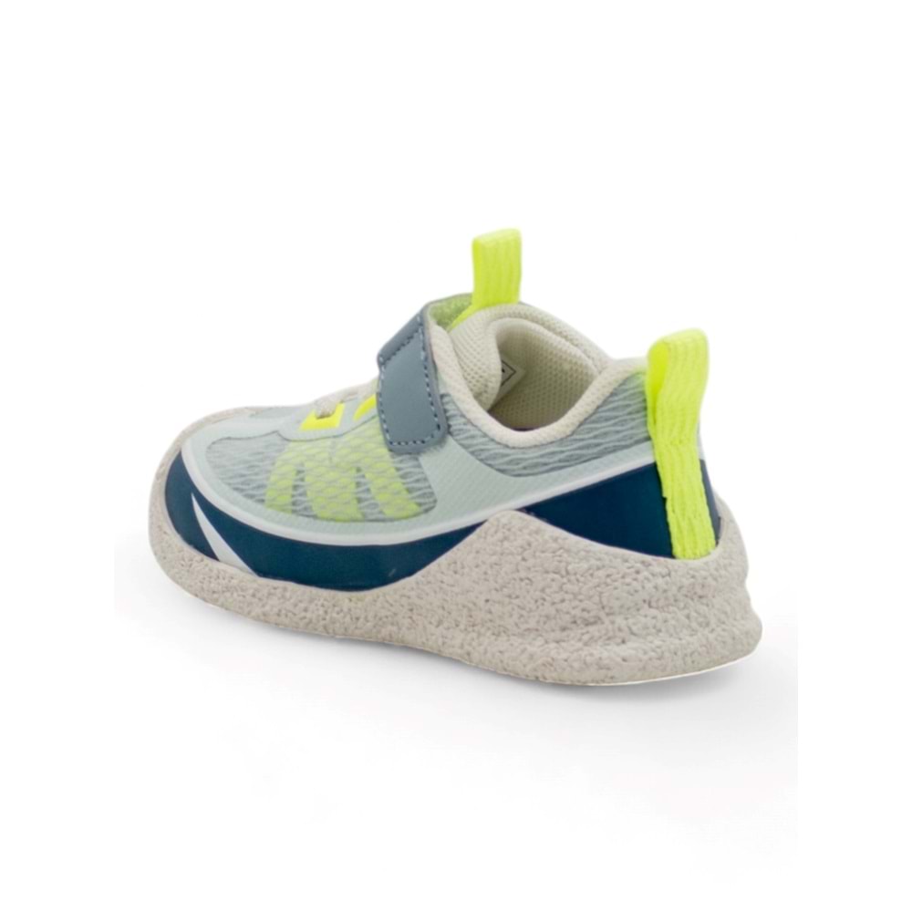 JUMP 31127 BEBE SNEAKER SPOR AYAKKABI - GRİ-YEŞİL - 21