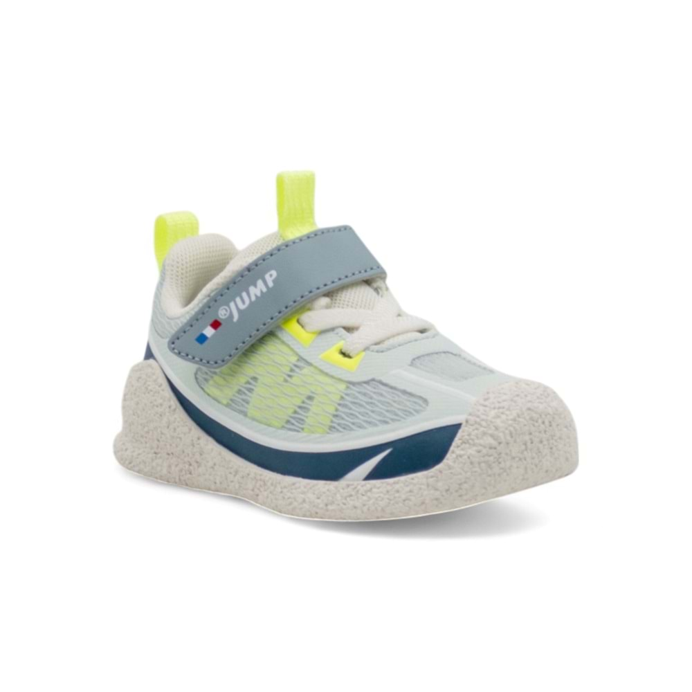 JUMP 31127 BEBE SNEAKER SPOR AYAKKABI - GRİ-YEŞİL - 23