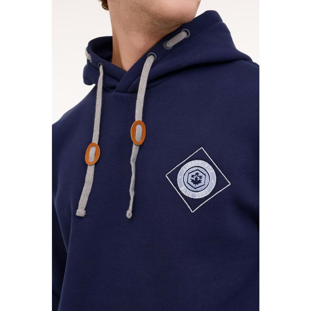 LUMBERJACK ML HECTOR 17URB1043 4PR ERKEK SWEATSHİRT KAPŞONLU - LACİ - S