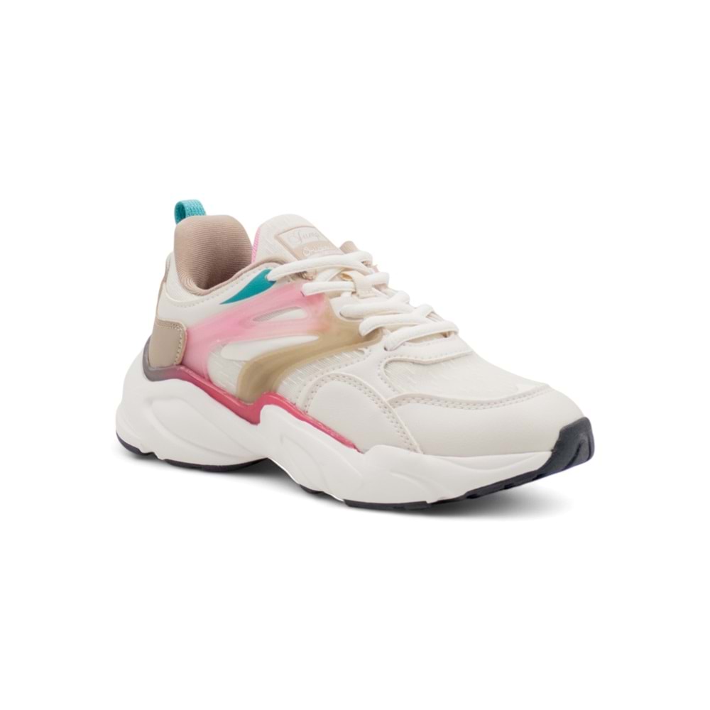 JUMP 30905 KADIN SNEAKER GÜNLÜK SPOR AYAKKABI - BEJ - 36