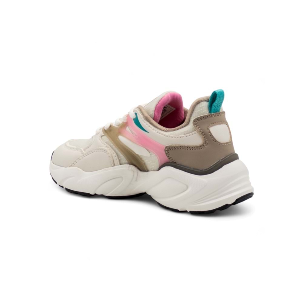 JUMP 30905 KADIN SNEAKER GÜNLÜK SPOR AYAKKABI - BEJ - 36