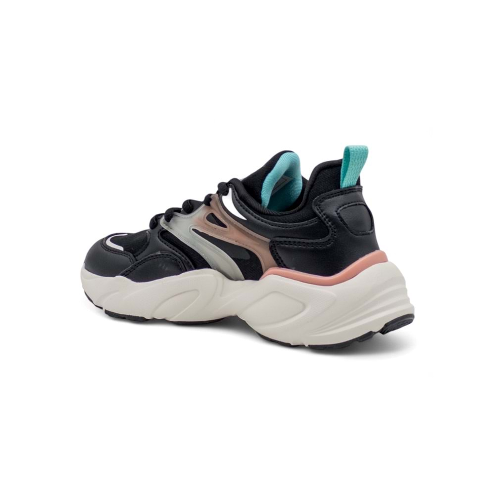 JUMP 30905 KADIN SNEAKER GÜNLÜK SPOR AYAKKABI - SİYAH - 40