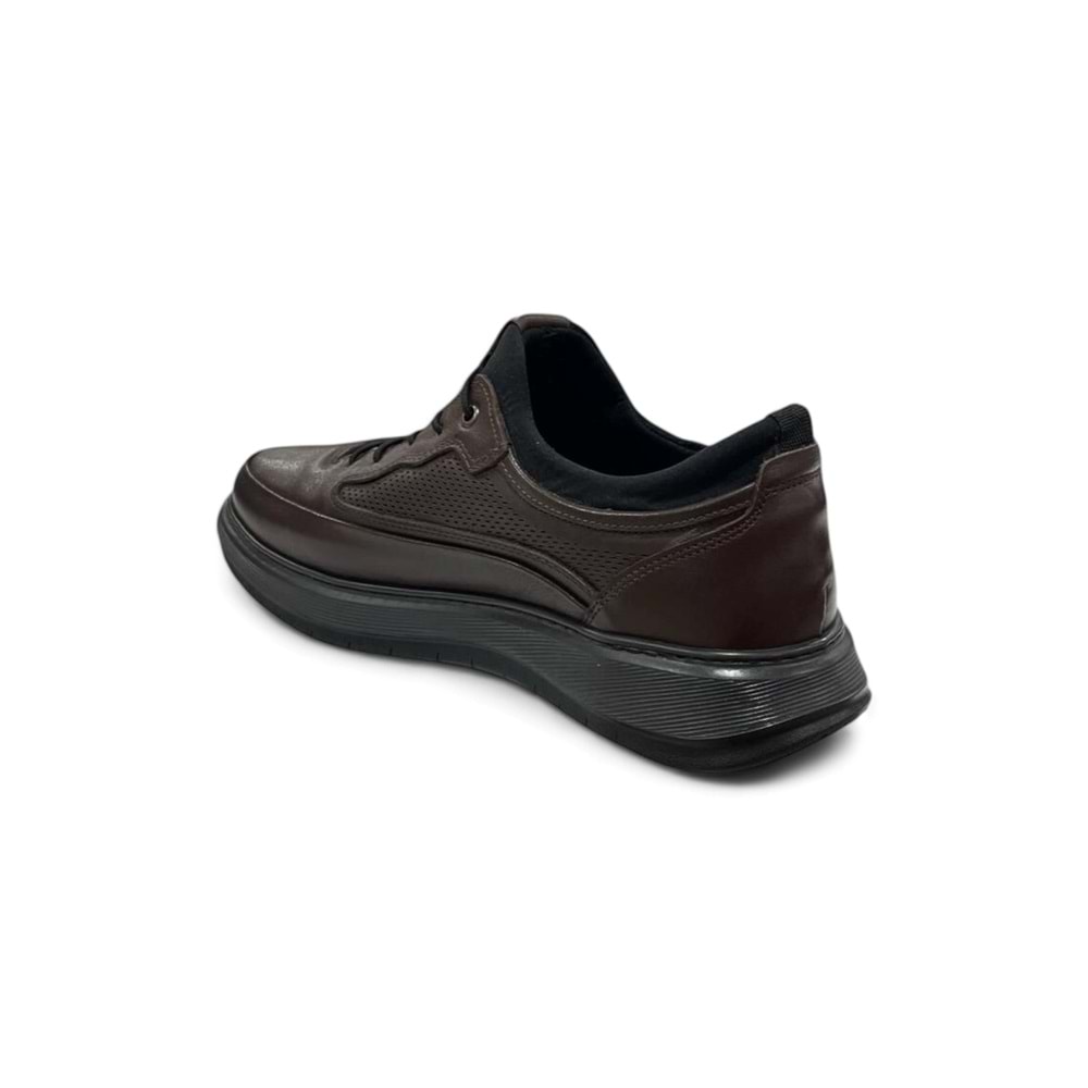 VOYAGER 1036 ERKEK HAKİKİ DERİ AYAKKABI - KAHVERENGİ - 43