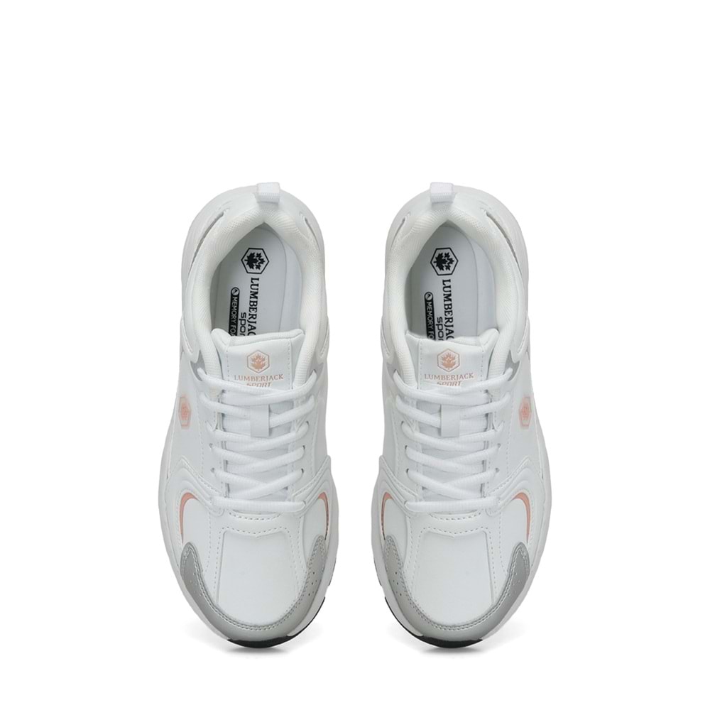 LUMBERJACK POL WMN PU 4PR KADIN SNEAKER - BEYAZ - 38