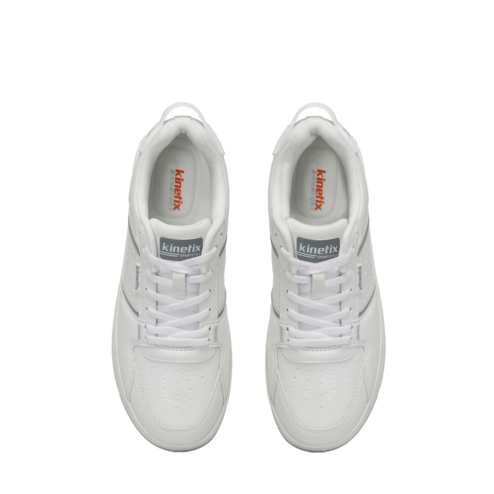 KİNETİX ENNER PU 4PR ERKEK SNEAKER - BEYAZ - 40