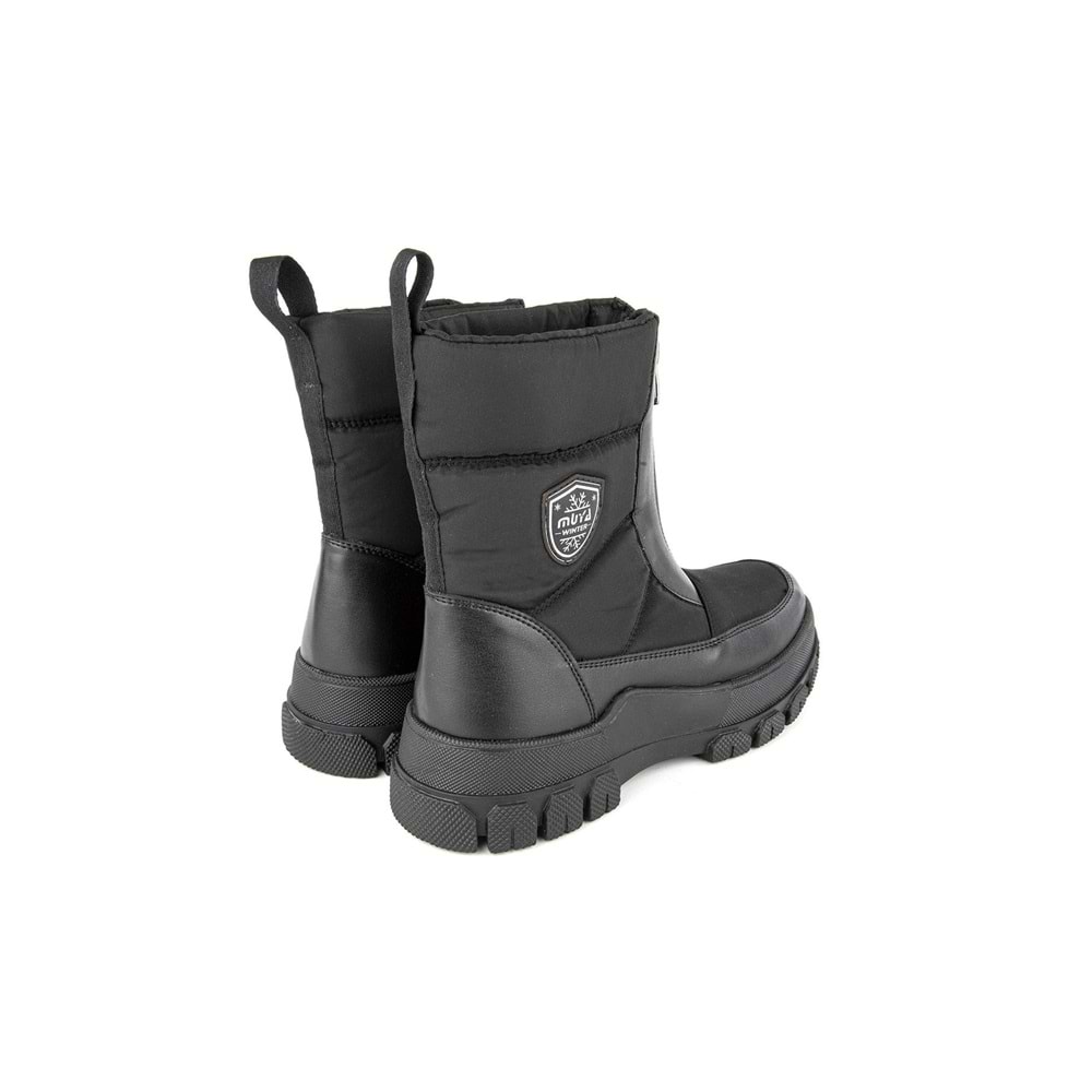 Muya Kagera Anatomik Taban Fermuarlı Kadın Bot - Siyah - 38