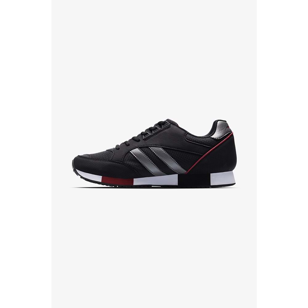 LESCON BOSTON 6 ERKEK SNEAKERS SPOR AYAKKABI - SİYAH - 45