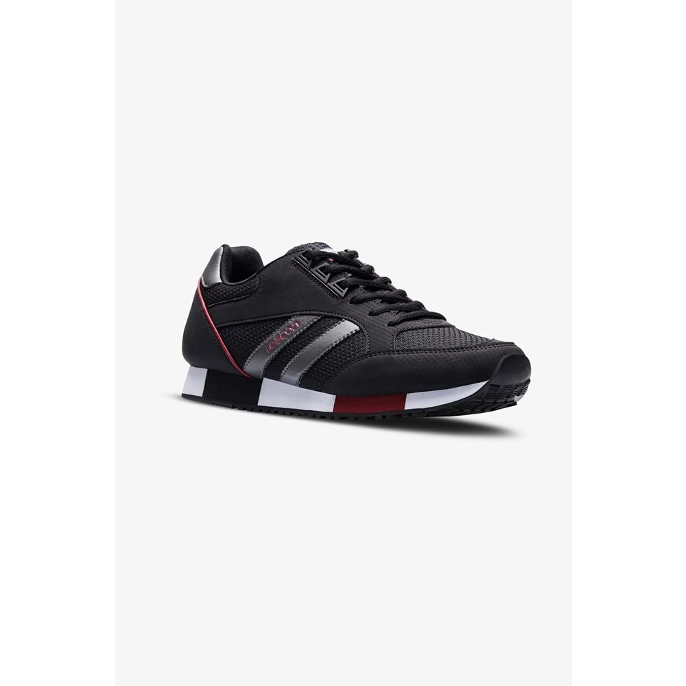 LESCON BOSTON 6 ERKEK SNEAKERS SPOR AYAKKABI - SİYAH - 45