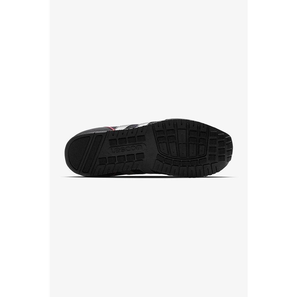LESCON BOSTON 6 ERKEK SNEAKERS SPOR AYAKKABI - SİYAH - 45