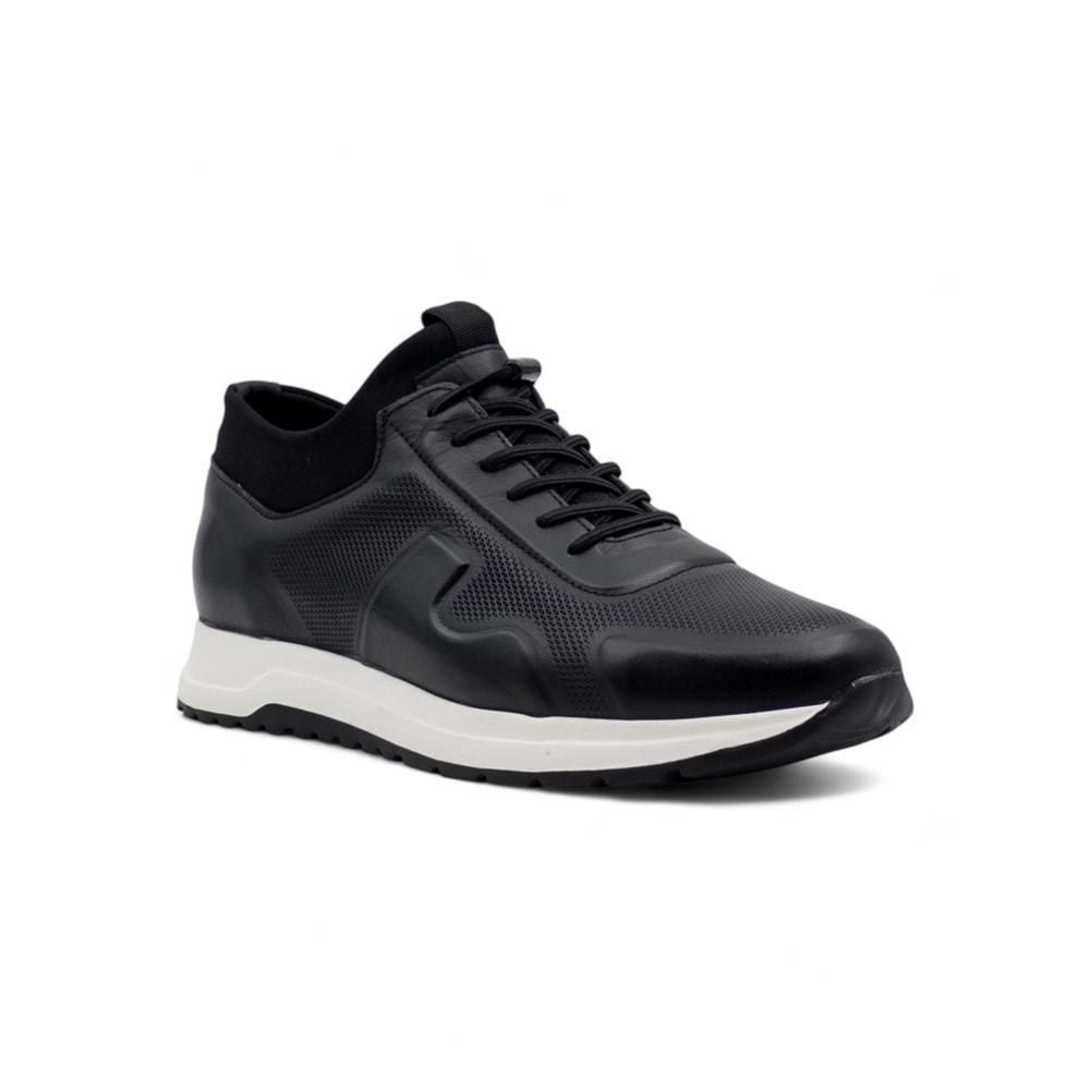 VOYAGER 5333 ERKEK HAKİKİ DERİ SPOR AYAKKABI - SİYAH - 41