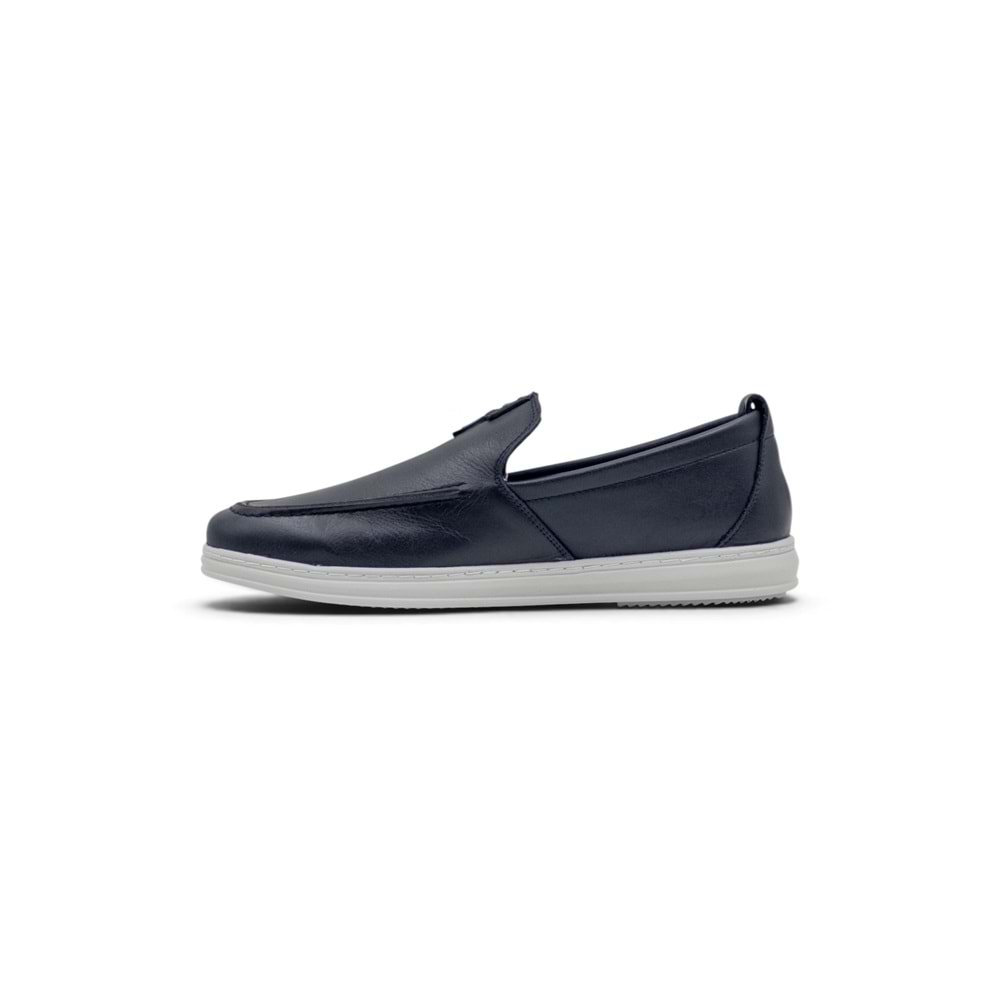 VOYAGER 5606 ERKEK HAKİKİ DERİ CASUAL AYAKKABI - LACİVERT - 43