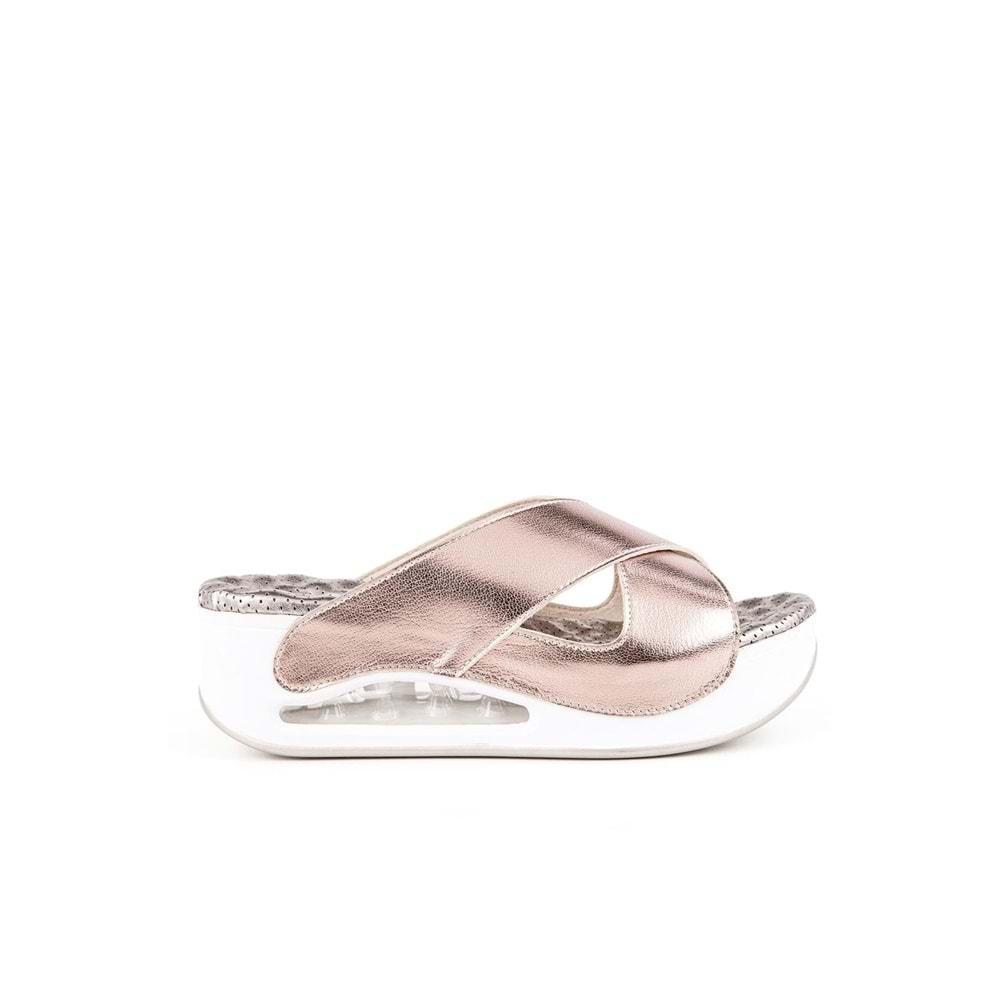 Muya Penelope Anatomik Air Max Tabanlı Topuk Dikeni Kadın Terlik - Platin - 36