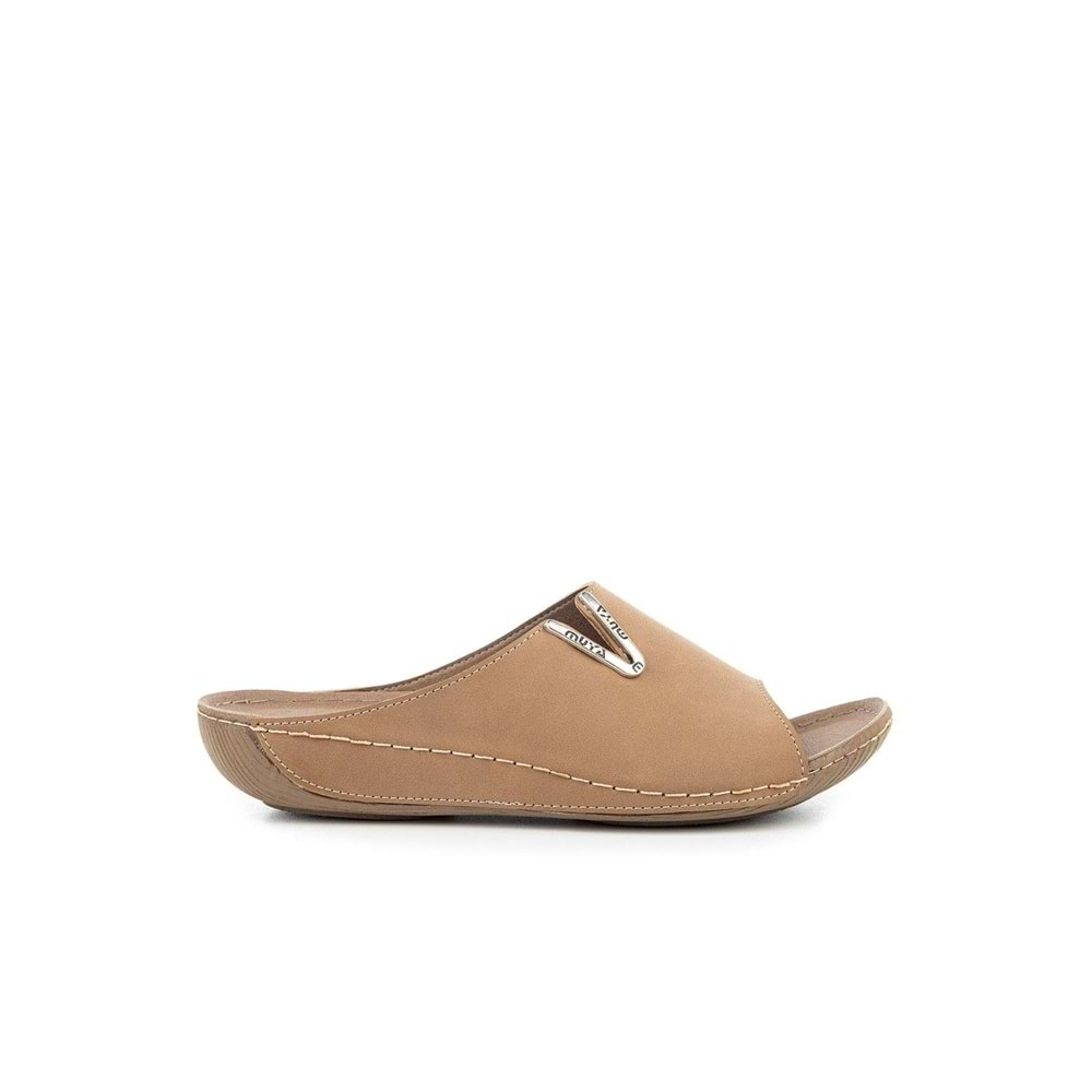 Muya Nest Anatomik Taban Dört Mevsim Kadın Terlik - Bej - 40