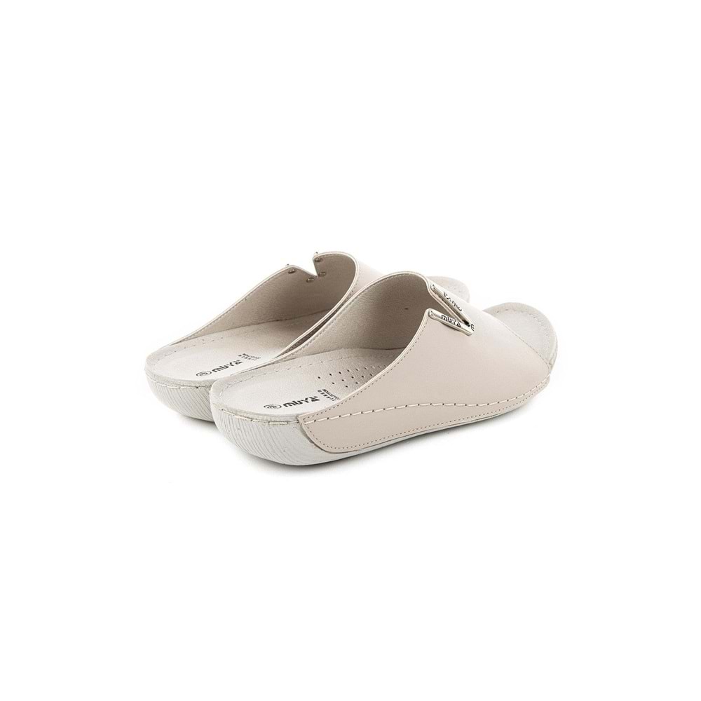 Muya Nest Anatomik Taban Dört Mevsim Kadın Terlik - Krem - 40