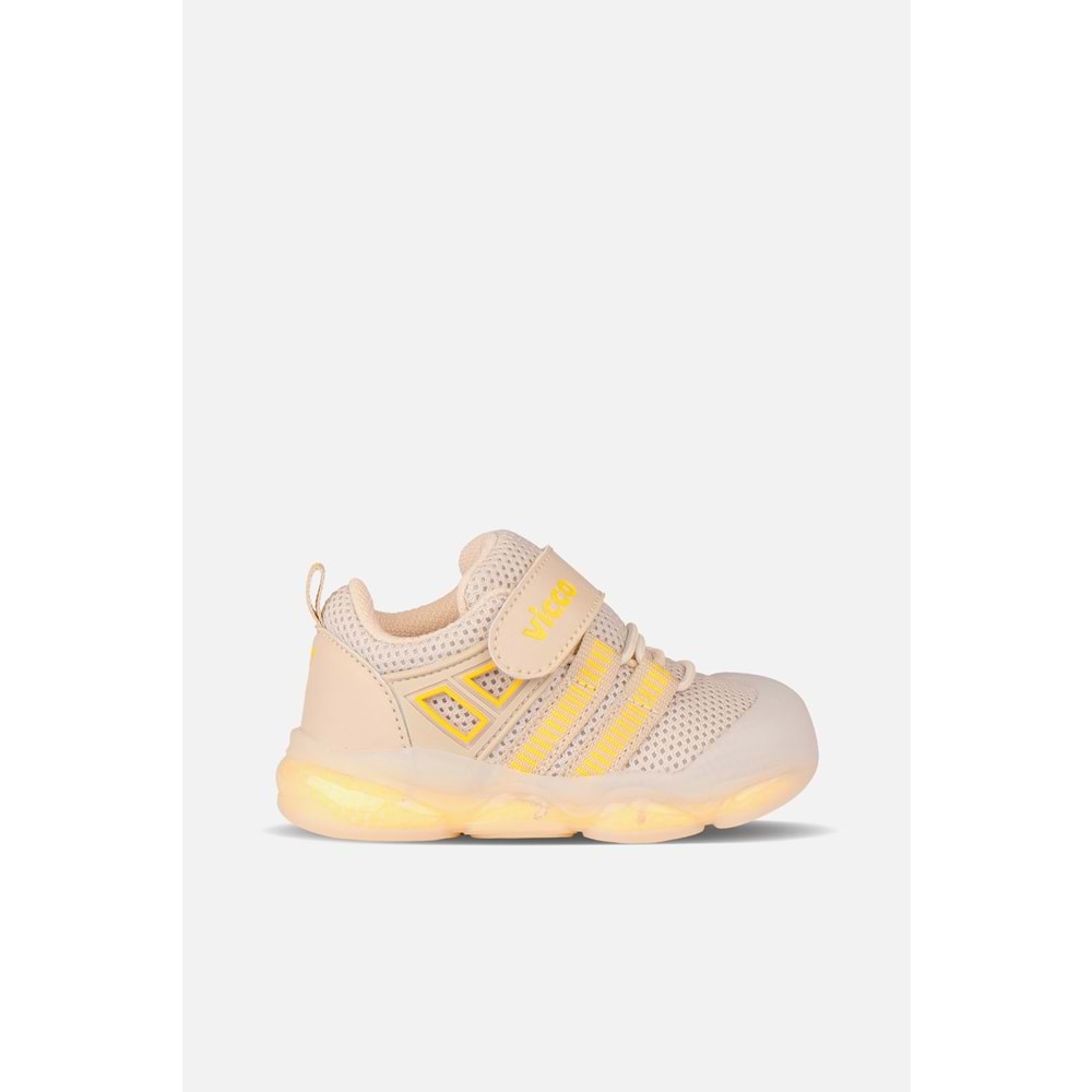 VİCCO ORANTE ERKEK BEBEK İLK ADIM SPOR AYAKKABI - BEJ - 19