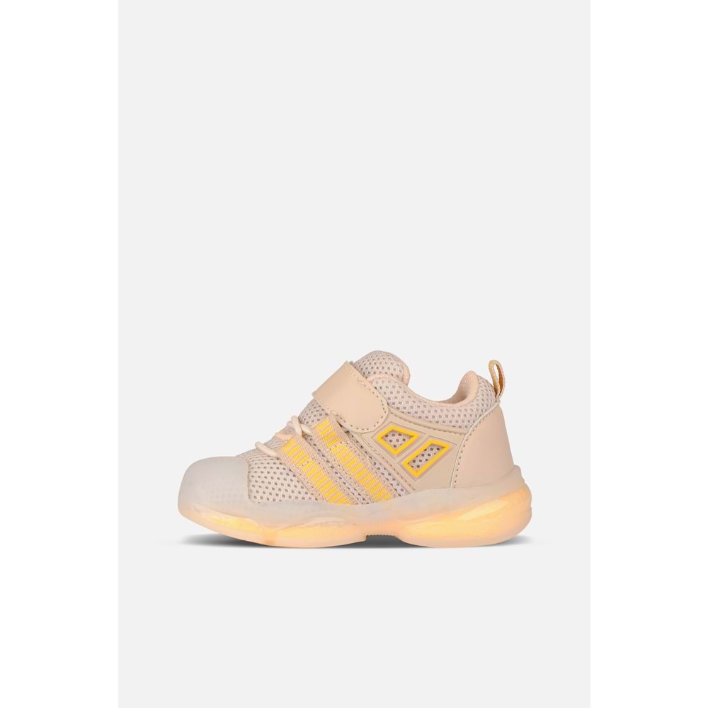 VİCCO ORANTE ERKEK BEBEK İLK ADIM SPOR AYAKKABI - BEJ - 19