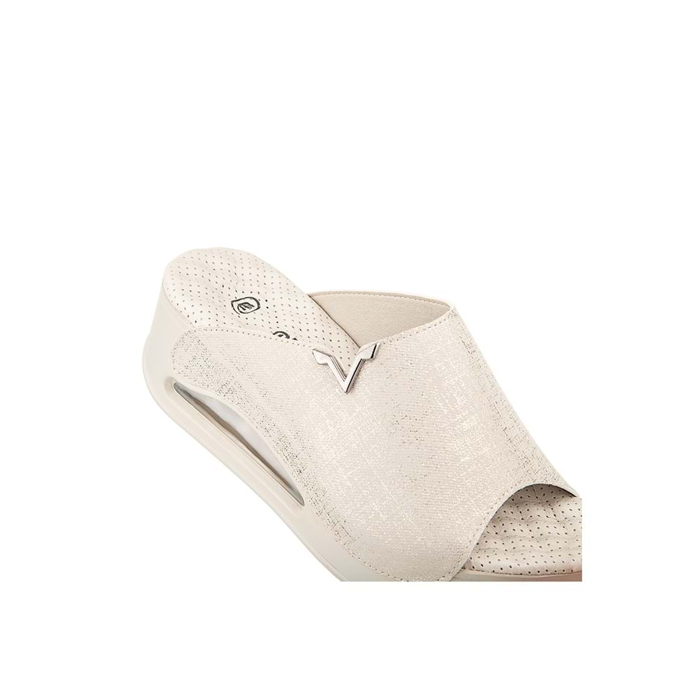 Muya Aero Anatomik Air Max Tabanlı Topuk Dikeni Kadın Terlik - Bej - 40