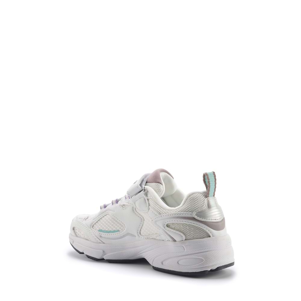 LOTTO NORWELL G PS 5FX KIZ ÇOCUK KOŞU AYAKKABISI - BEYAZ - 31