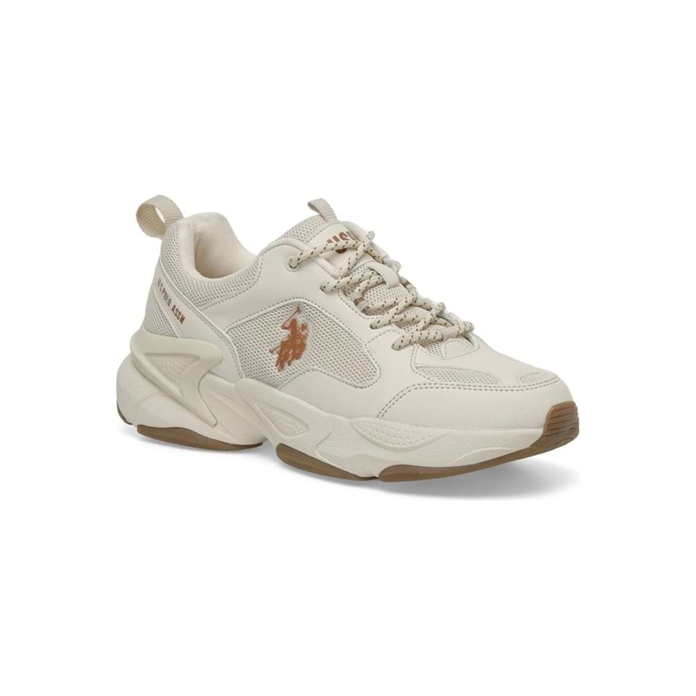 U.S. POLO ASSN. MAYBE WMN 5FX KADIN SNEAKER - BEJ - 40