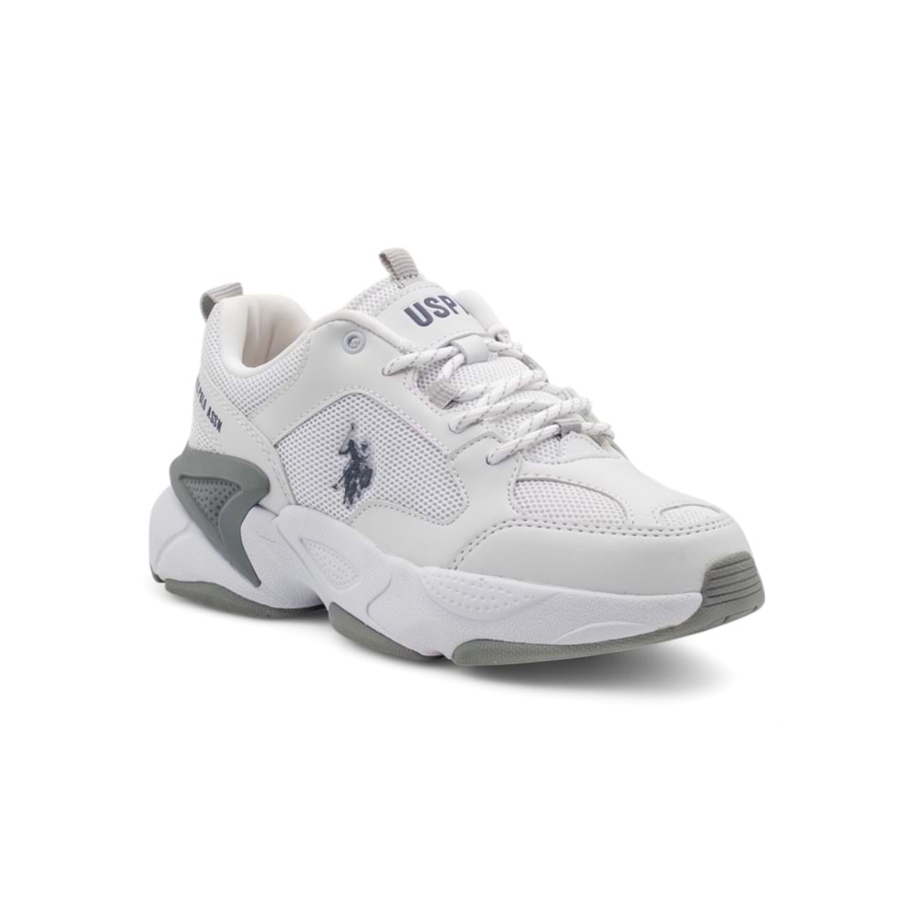 U.S. POLO ASSN. MAYBE WMN 5FX KADIN SNEAKER - BEYAZ - 38