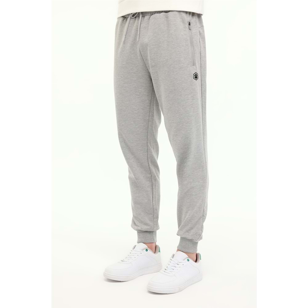 LUMBERJACK MB CT107 JOGGER 5FX ERKEK EŞOFMAN ALTI - GRİ MELANJ - L