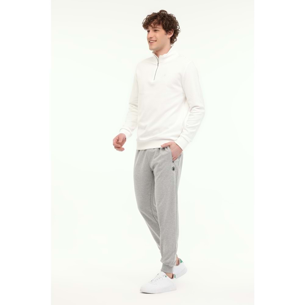 LUMBERJACK MB CT107 JOGGER 5FX ERKEK EŞOFMAN ALTI - GRİ MELANJ - L