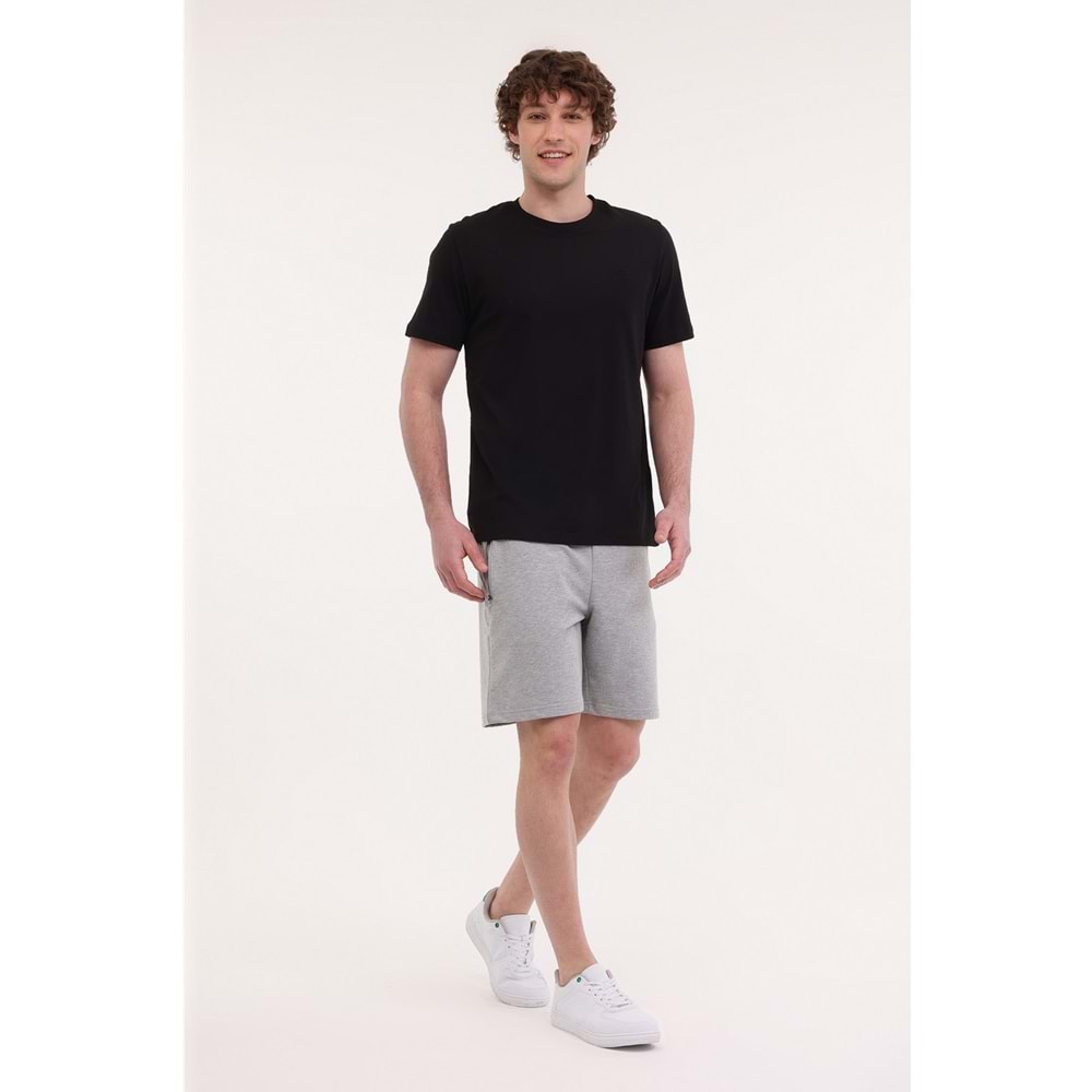 LUMBERJACK MB CT103 PAM SHORT 5FX ERKEK ŞORT - GRİ MELANJ - L