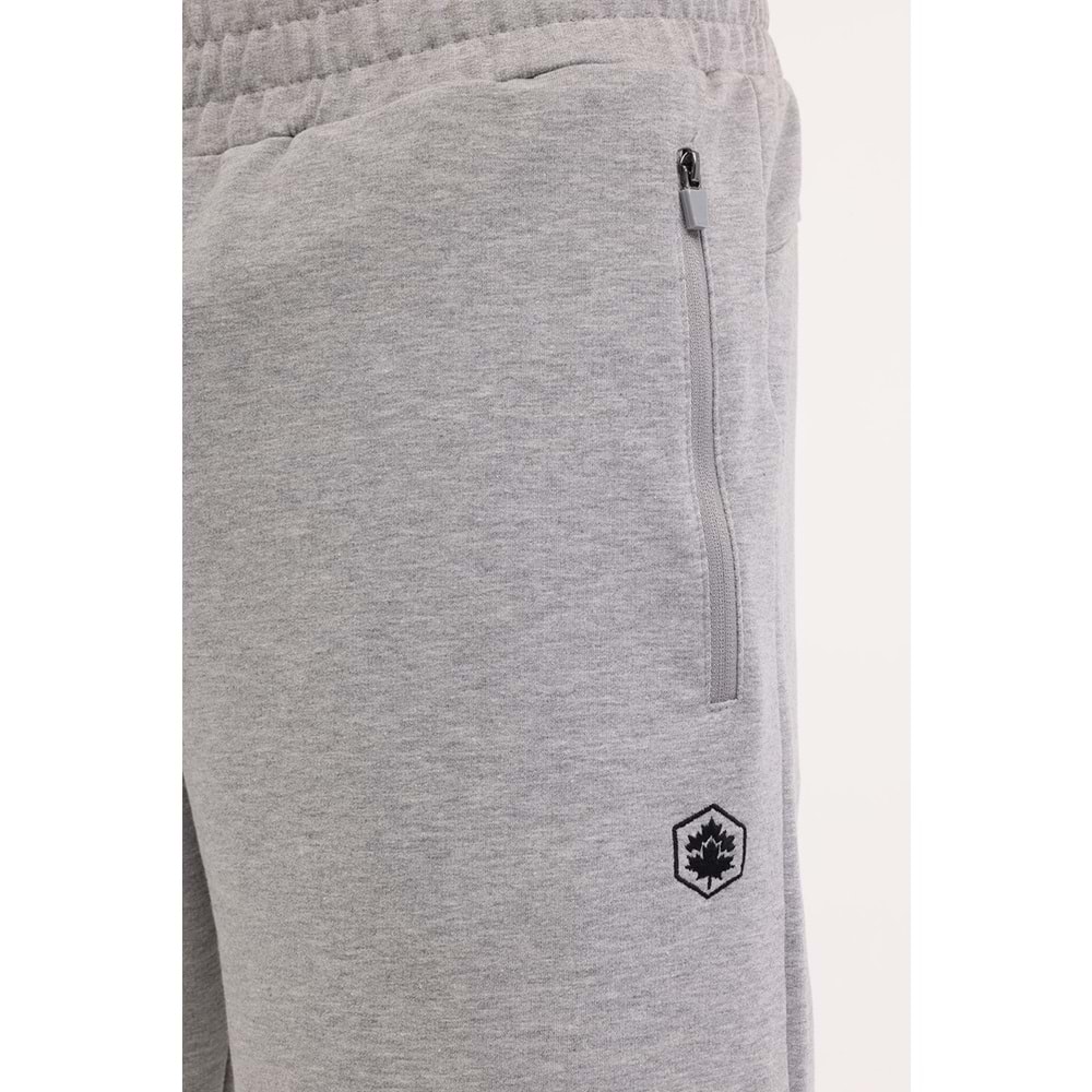 LUMBERJACK MB CT103 PAM SHORT 5FX ERKEK ŞORT - GRİ MELANJ - L