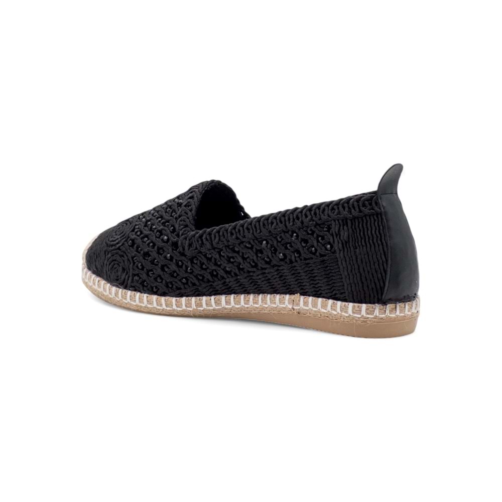 PANDORA MODA Y25.82.112 KADIN HASIR ESPADRİL - SİYAH - 36