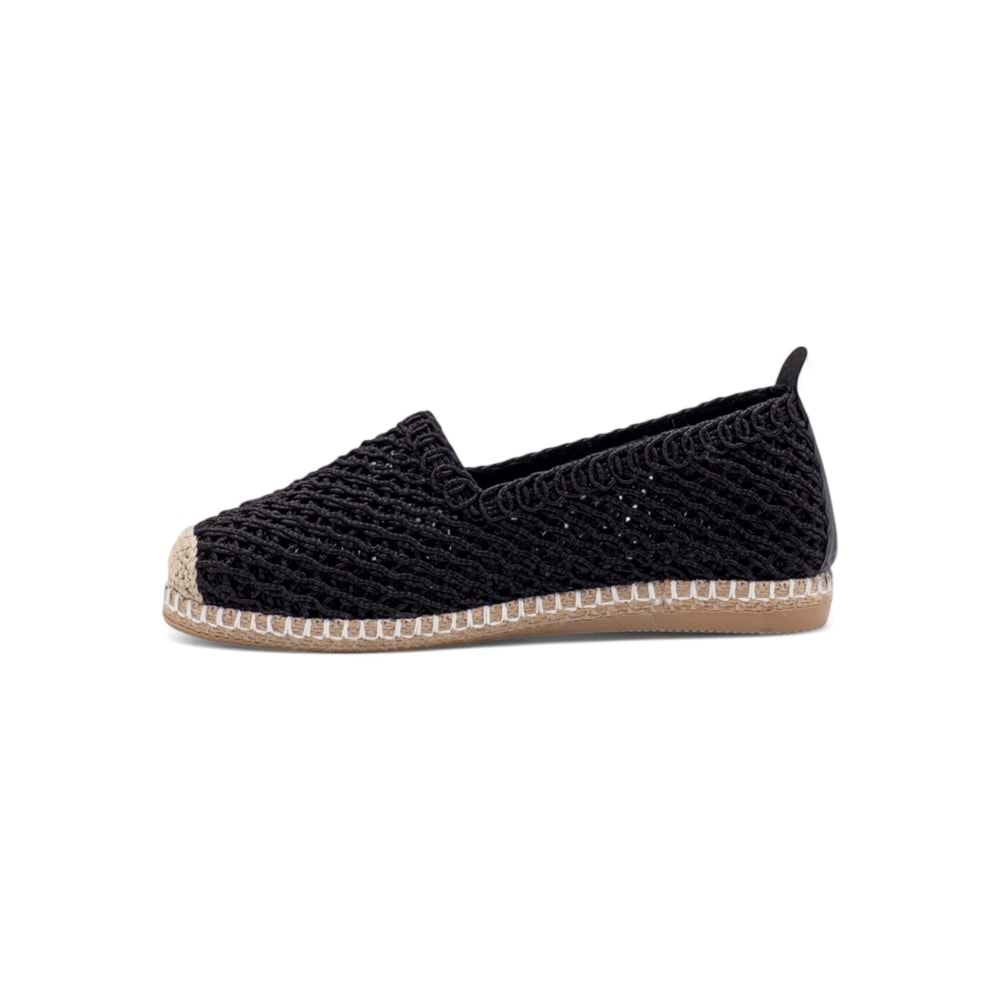 PANDORA MODA Y25.82.199 KADIN HASIR ESPADRİL - SİYAH - 36