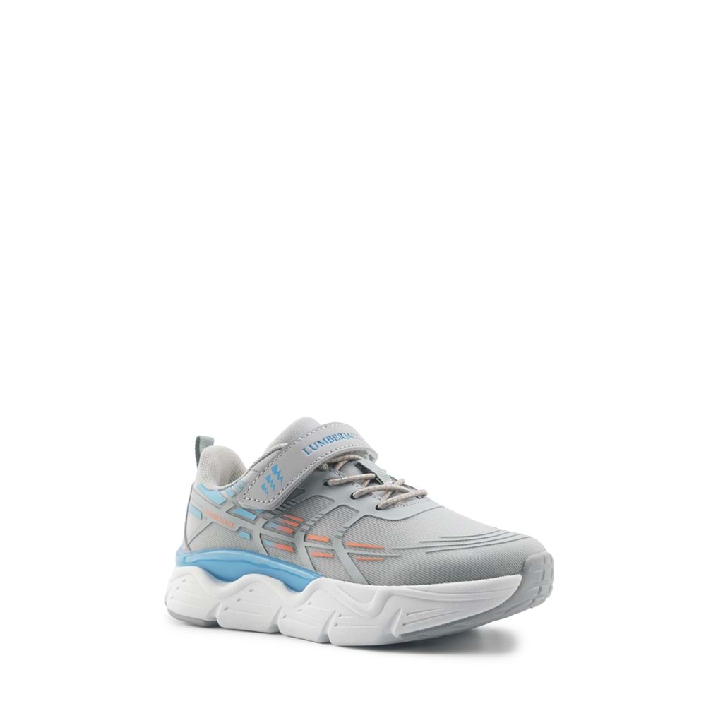 LUMBERJACK KARLSEN JR 5FX ERKEK ÇOCUK KOŞU AYAKKABISI - GRİ - 31