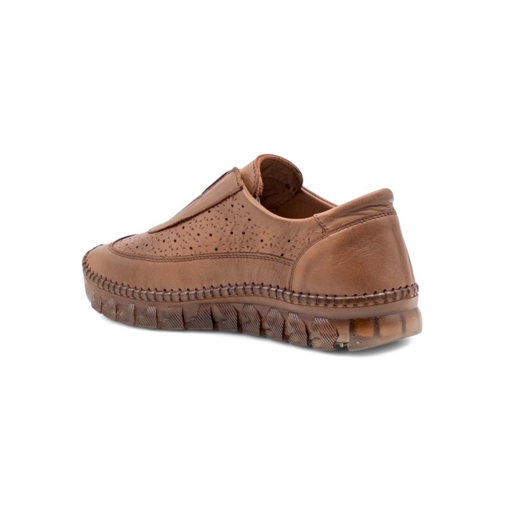 VOYAGER Z059 KADIN HAKİKİ DERİ GÜNLÜK AYAKKABI - TABA - 40