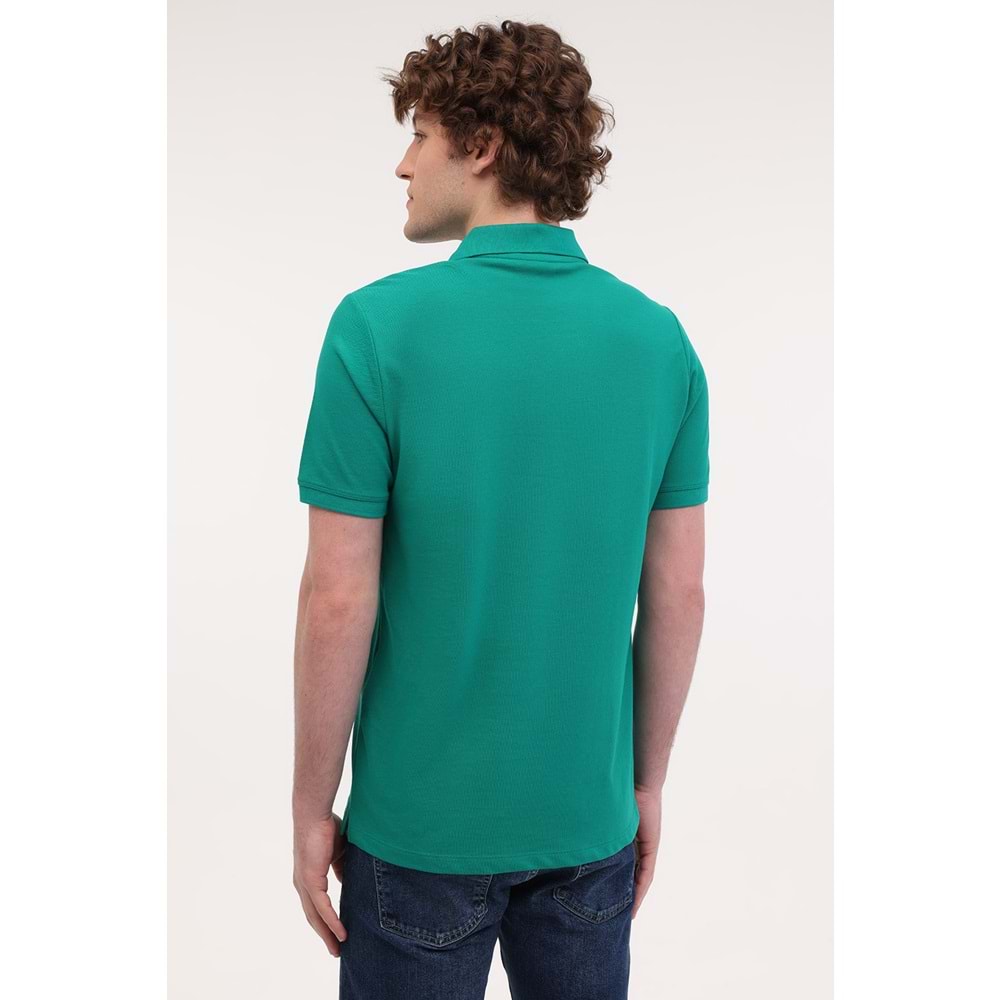 LUMBERJACK MB CT953 POLO T-SH 5FX ERKEK KISA KOL POLO TİŞÖRT - YEŞİL - L