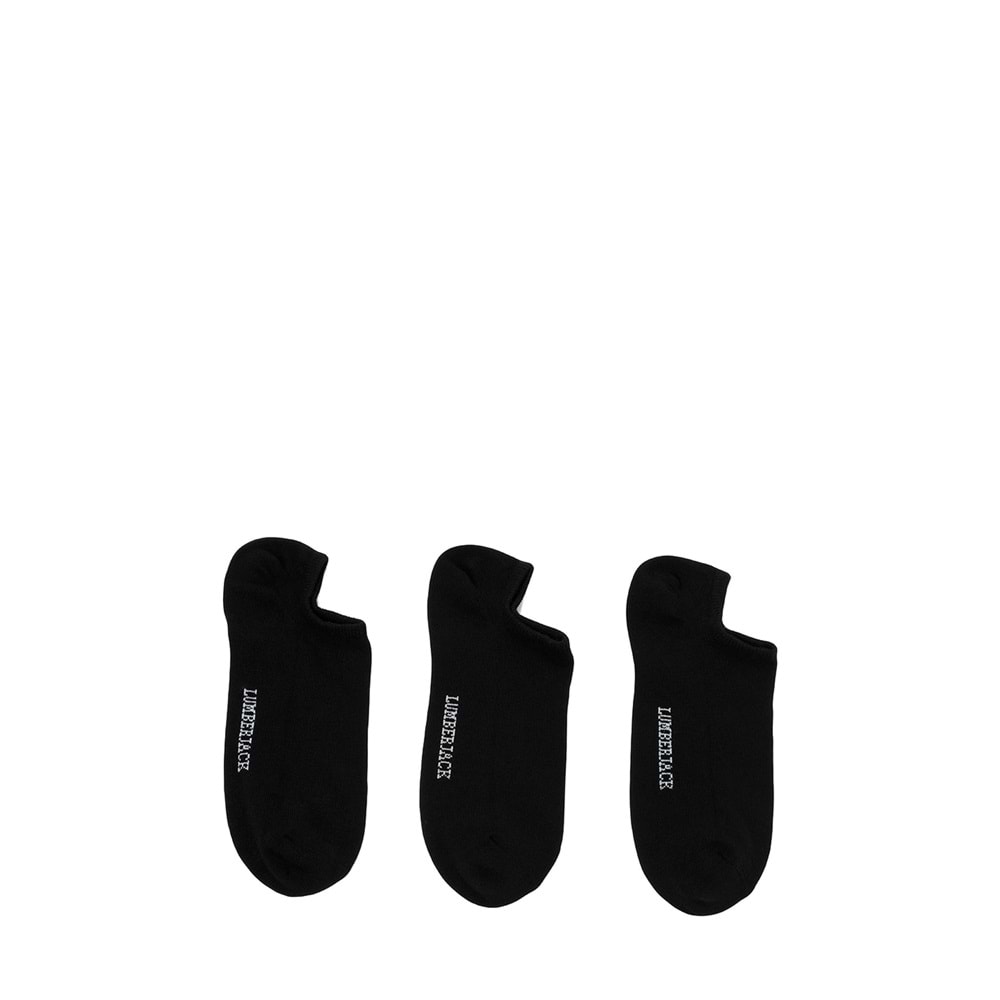 LUMBERJACK MB SNEAKER 32PTK6 5FX ERKEK 3 LÜ PATİK ÇORAP - SİYAH - 40-44