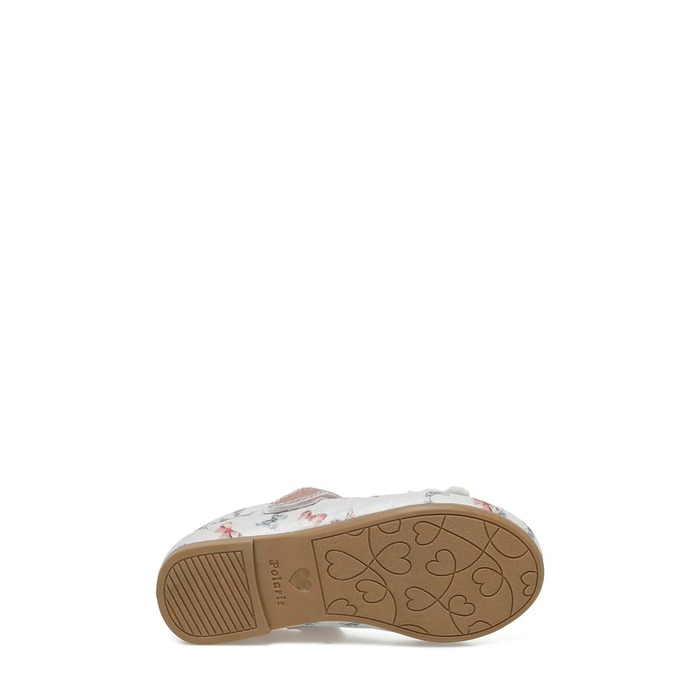 POLARİS BUTY.P5FX KIZ ÇOCUK BABET AYAKKABI - KREM - 30
