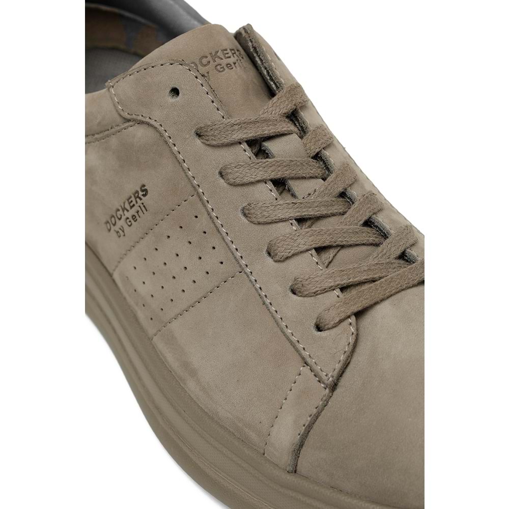 DOCKERS 238530N 5FX HAKİKİ DERİ ERKEK GÜNLÜK AYAKKABI - GRİ - 41