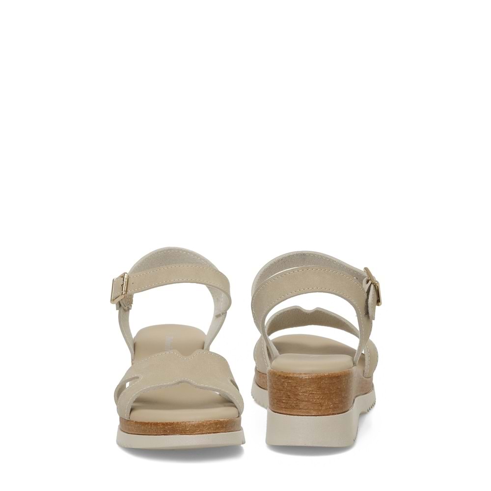 POLARİS 323596.Z 5FX DOLGU TOPUK KADIN SANDALET - VİZON - 40