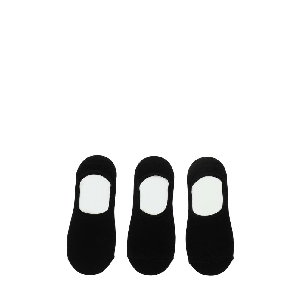 LUMBERJACK MB DARREN 31BBT 5FX ERKEK 3 LÜ GÖRÜNMEZ BABET ÇORAP - SİYAH - 40-44