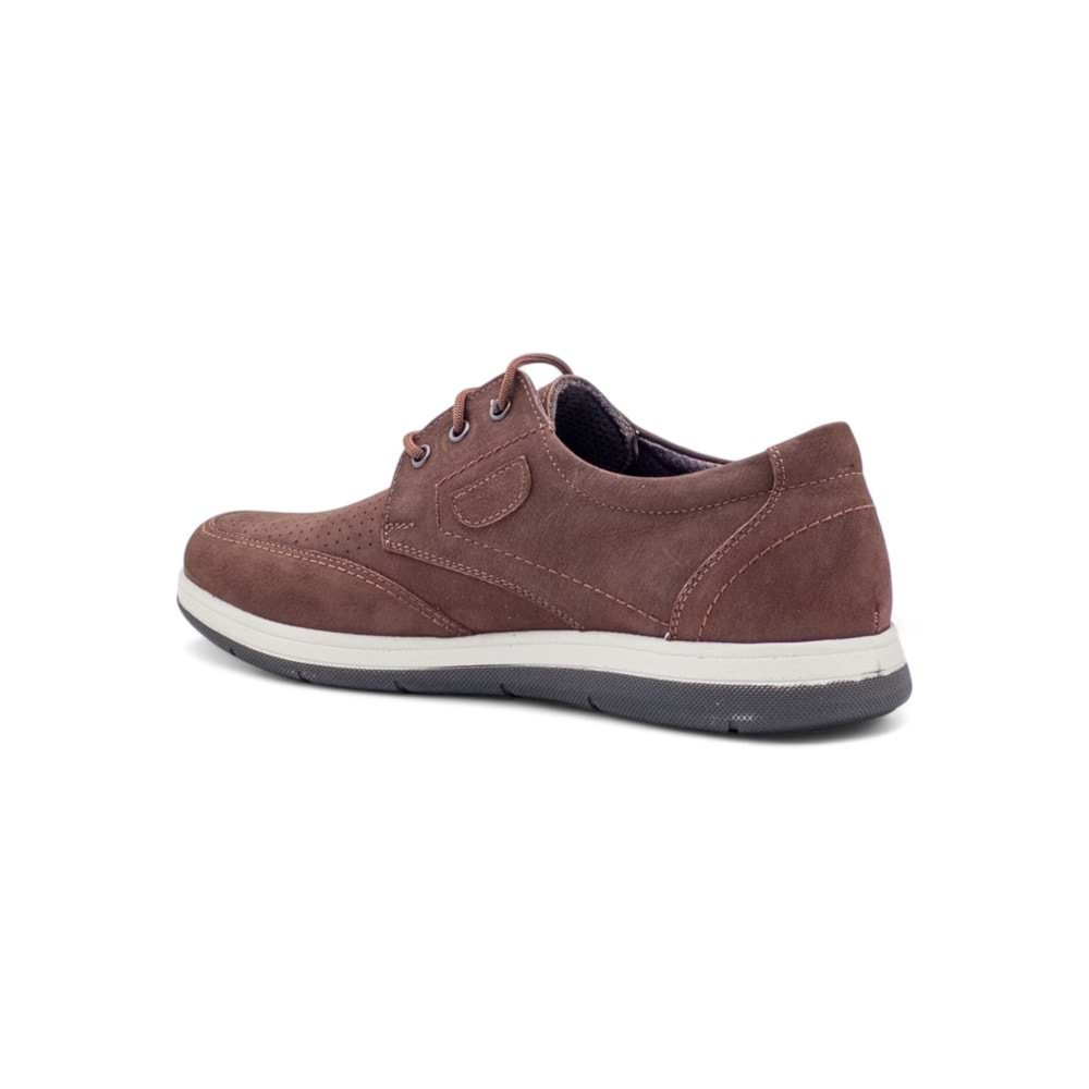 ZAÇ 5090 SÜET BAĞCIKLI SPOR MODEL ERKEK AYAKKABI - KAHVERENGİ - 40