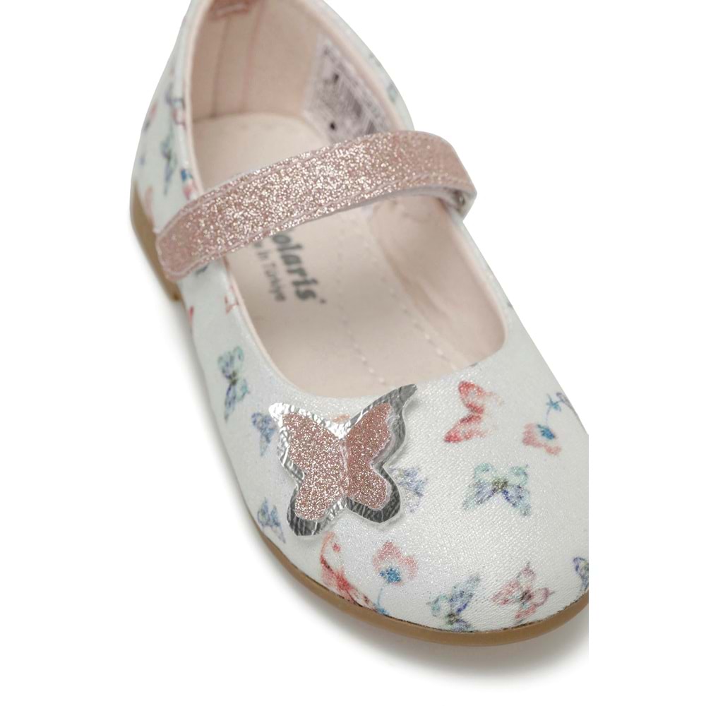 POLARİS BUTY.P5FX KIZ BEBEK BABET AYAKKABI - KREM - 21