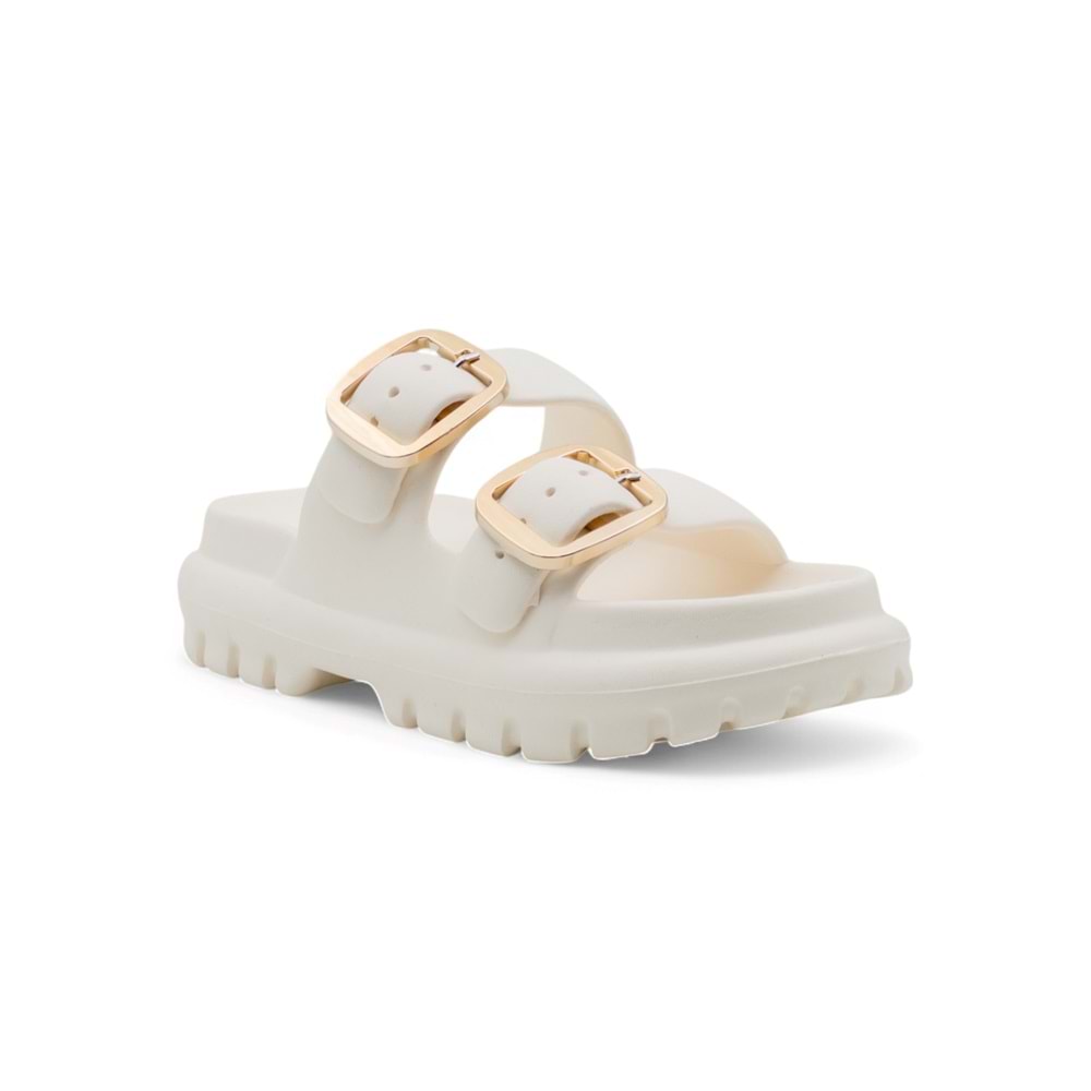 SONIMIX EZ0173.02 ÇİFT TOKALI KADIN TERLİK - KREM - 40