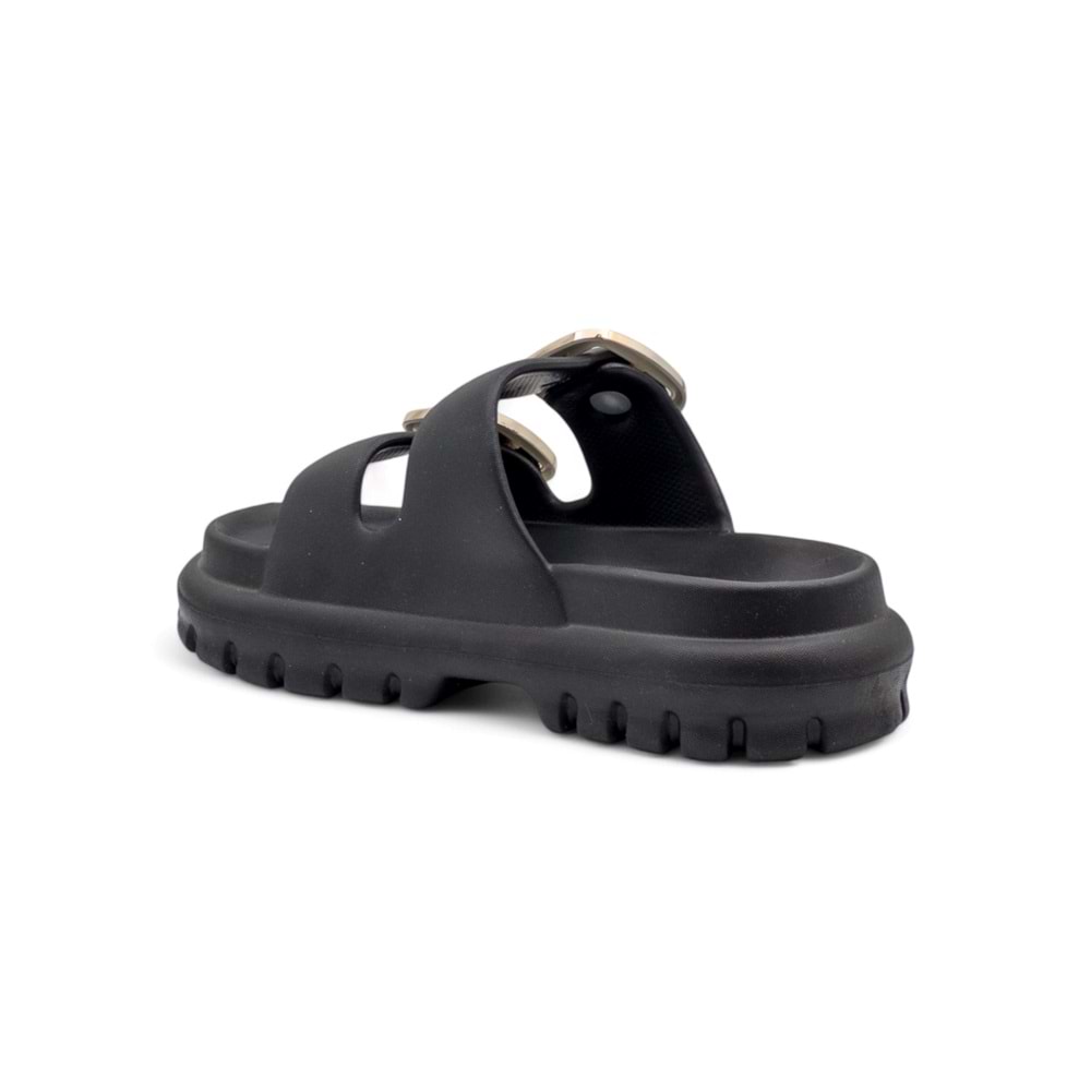 SONIMIX EZ0173.02 ÇİFT TOKALI KADIN TERLİK - SİYAH - 40